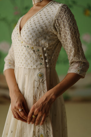 Ivory Angarkha Set