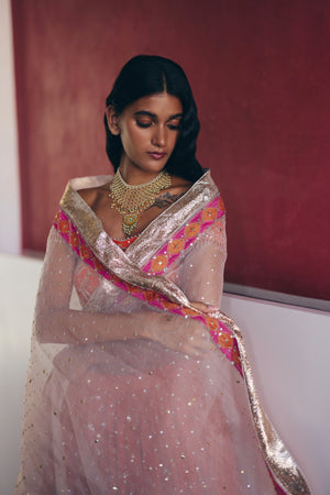 Orange Lehenga Set