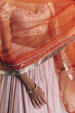 Blush Pink Lehenga Set