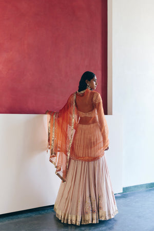 Blush Pink Lehenga Set