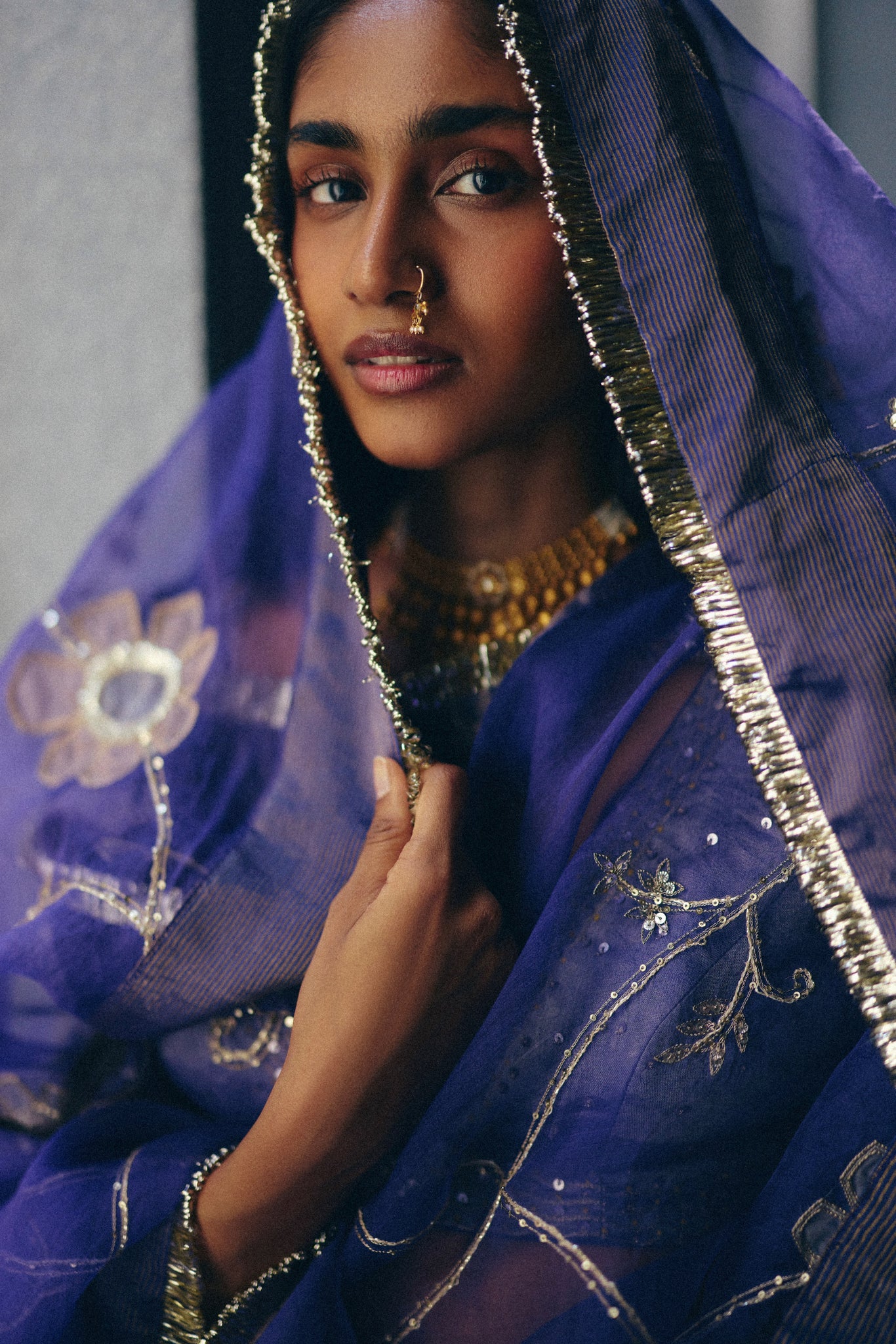 Iris Blue Lehenga Set