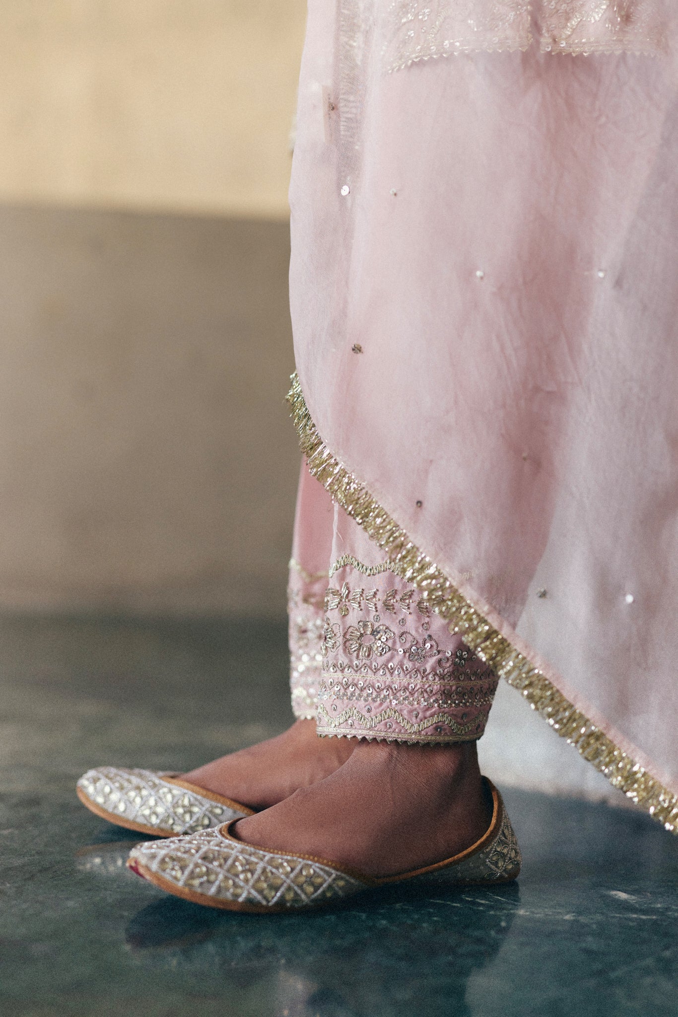 Dusty Rose Pink Kurta Set