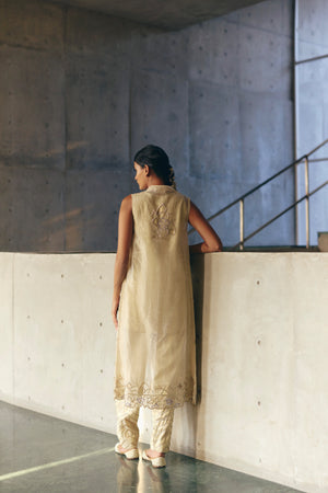 Golden Cutwork Set