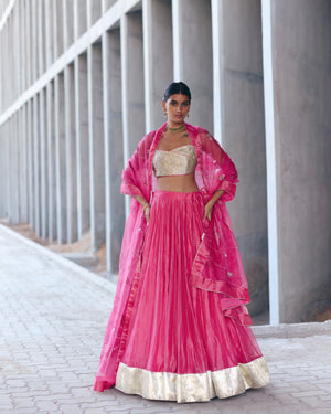 Rani Pink Lehenga Set