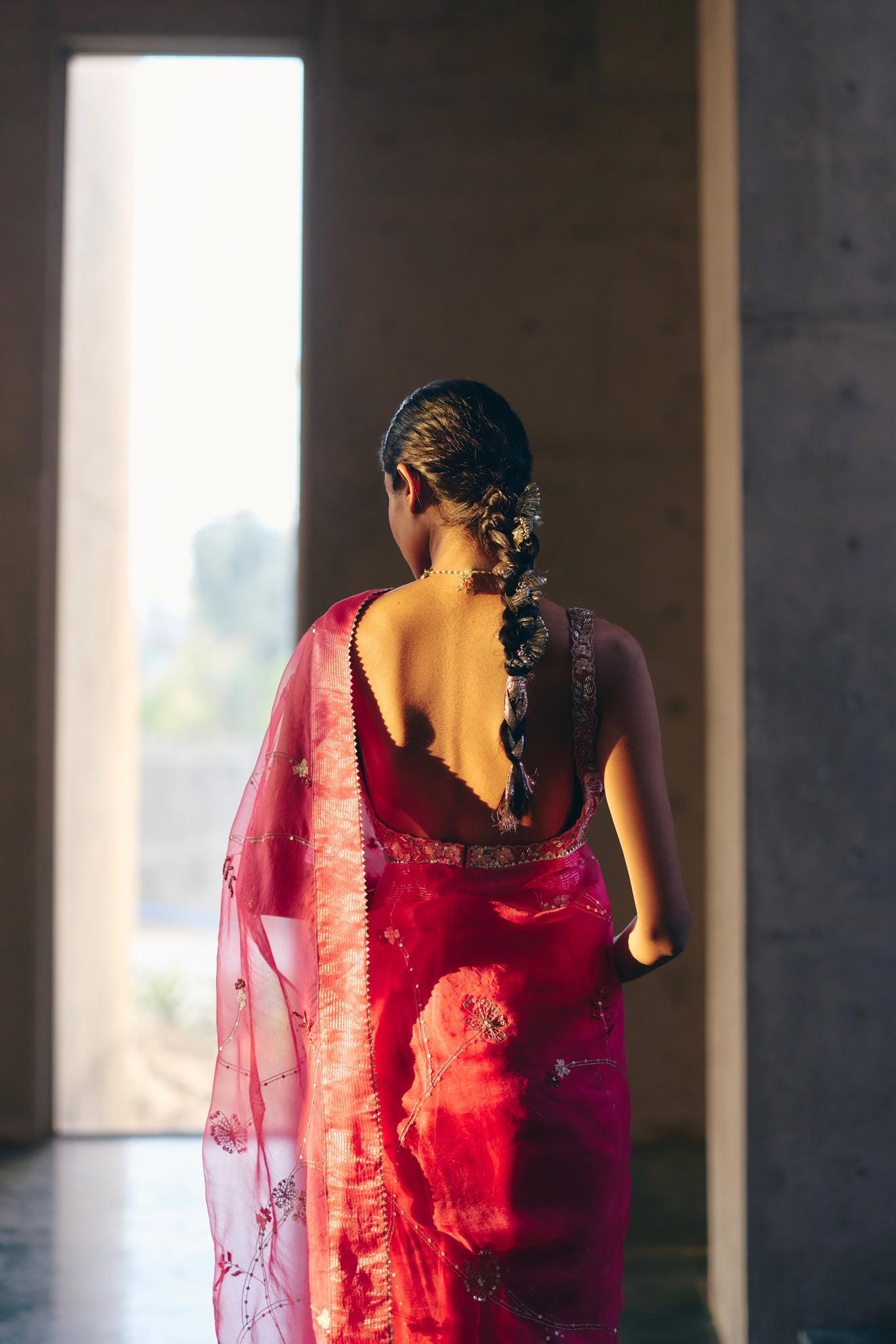 Rani Pink Saree