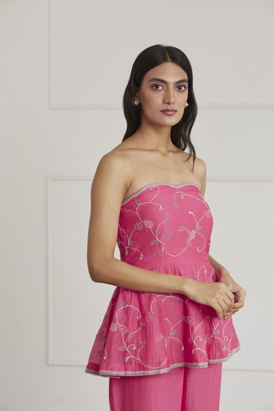 Peplum co-ord set.