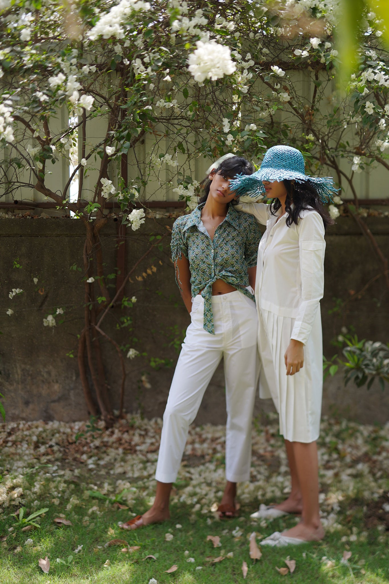 White Cotton Pants