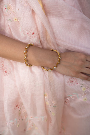 Pink Kota Saree Set