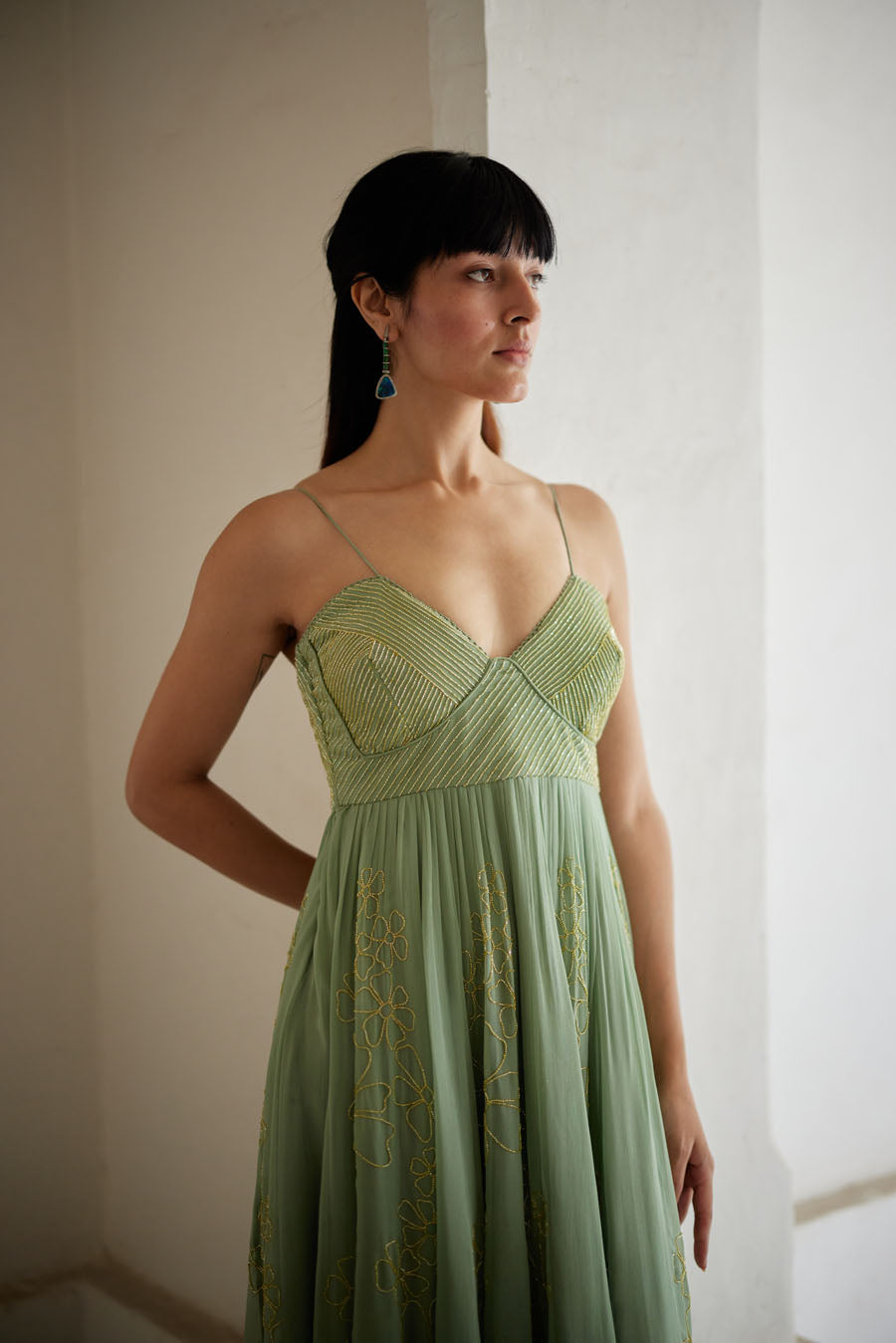 Sage Green Maxi Dress