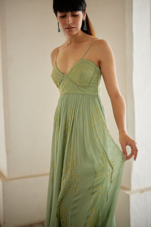 Sage Green Maxi Dress